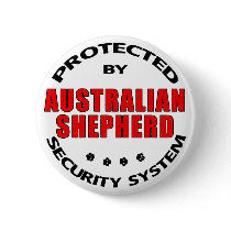 Australian Shepherd Security Button