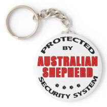 Australian Shepherd Security Keychains