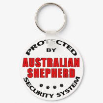 Australian Shepherd Security keychains