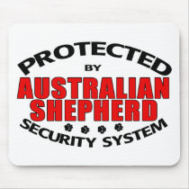 Australian Shepherd Security Mouse Pads