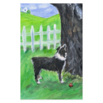 Australian Shepherd sees squirrel stationery by zadajeanne Australian Shepherd sees squirrel stationery