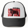 Australian Shepherd silhouette Mesh Hats