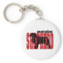 Australian Shepherd silhouette Key Chain