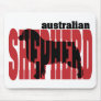 Australian Shepherd silhouette Mouse Mat