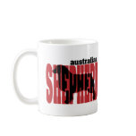Australian Shepherd silhouette Mug