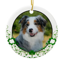 Australian Shepherd St Patrick's Day Ornament ornaments