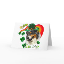 Australian Shepherd St. Pattys cards