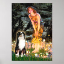 Australian Shepherd (Tri2)-Midsummers Eve Print