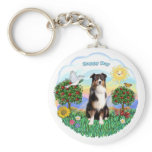 Australian Shepherd (Tri-B) (1) Key Chain