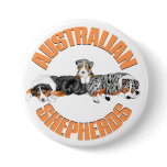 Australian Shepherds Button