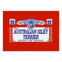 Australian Silky Terrier Greeting Card
