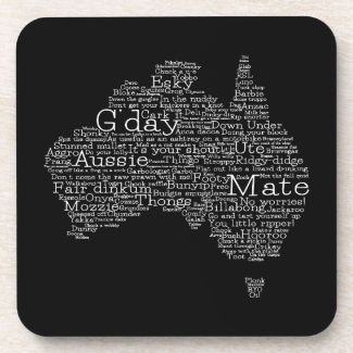 Australian slang map