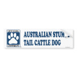 Australian Stumpy Tail Cattle Dog Blue Bumper Stickers