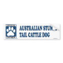 Australian Stumpy Tail Cattle Dog Blue bumper stickers by GenuineDogOwner Australian Stumpy Tail Cattle Dog Blue bumper stickers