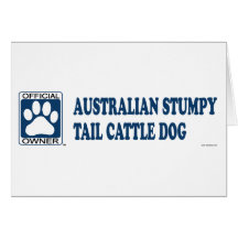 Australian Stumpy Tail Cattle Dog Blue Cards