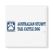 Australian Stumpy Tail Cattle Dog Blue Refrigerator Magnet