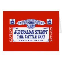 Australian Stumpy Tail Cattle Dog Greeting Cards