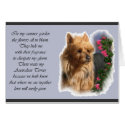 Australian Terrier Art Gifts card