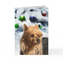 Australian Terrier Christmas Gifts cards