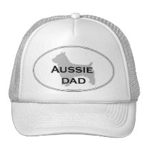 Australian Terrier Dad Hats