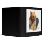 Australian Terrier Dog Art Vinyl Binders