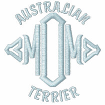 Australian Terrier Dog Mom embroidered shirts