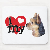 Australian Terrier I (heart) my mousepads