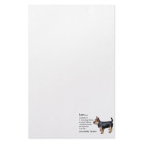 Australian Terrier Love Is Stationery