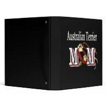 Australian Terrier Mom 3 Ring Binders