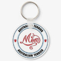 AUSTRALIAN TERRIER mom keychain