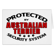 Australian Terrier Security cards