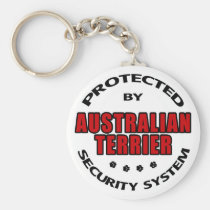 Australian Terrier Security keychains