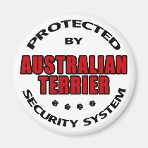 Australian Terrier Security magnets