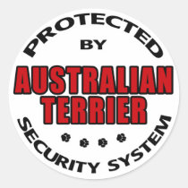 Australian Terrier Security stickers