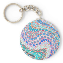 Australian Twisted Dots Keychain