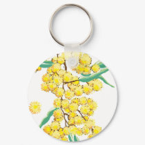 Australian wattle keychains by Annaart Australian wattle keychains