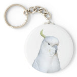Australian White Cockatoo Keychain