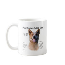 AustralianCattle Dog (redspec) History Design Mug