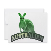 AustrAlien t-shirt invitations by Foozyo AustrAlien t-shirt invitations
