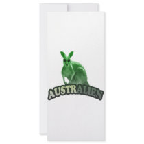 AustrAlien t-shirt Customized Rack Card