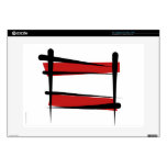 Austria Brush Flag 15" Laptop Skin