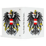 Austria Coat of Arms detail Vinyl Binder