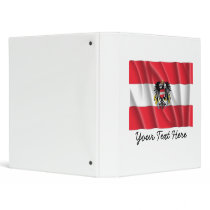 AUSTRIA COAT OF ARMS FLAG BINDER