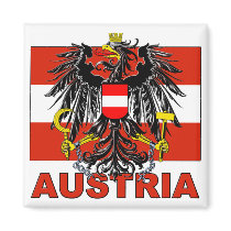 Austria Coat of Arms magnets by allworldtees Austria Coat of Arms magnets