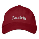 Austria Custom Hat embroidered hats