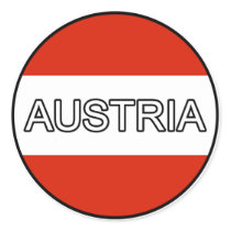 Austria Euro Sticker by allworldtees Austria Euro Sticker