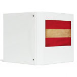 Austria Flag 3 Ring Binder