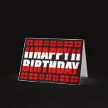 Austria Flag Birthday Card