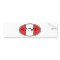 Austria Flag! Bumper Sticker
