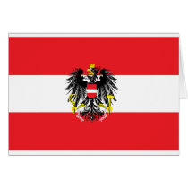 Austria Flag Card
